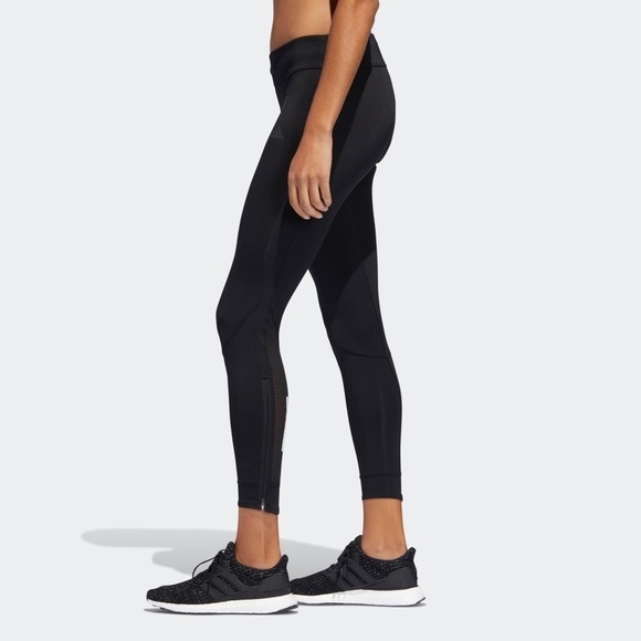 LAST ONE!! New Adidas Running Tights Mesh Leggings - Picture 3 of 16